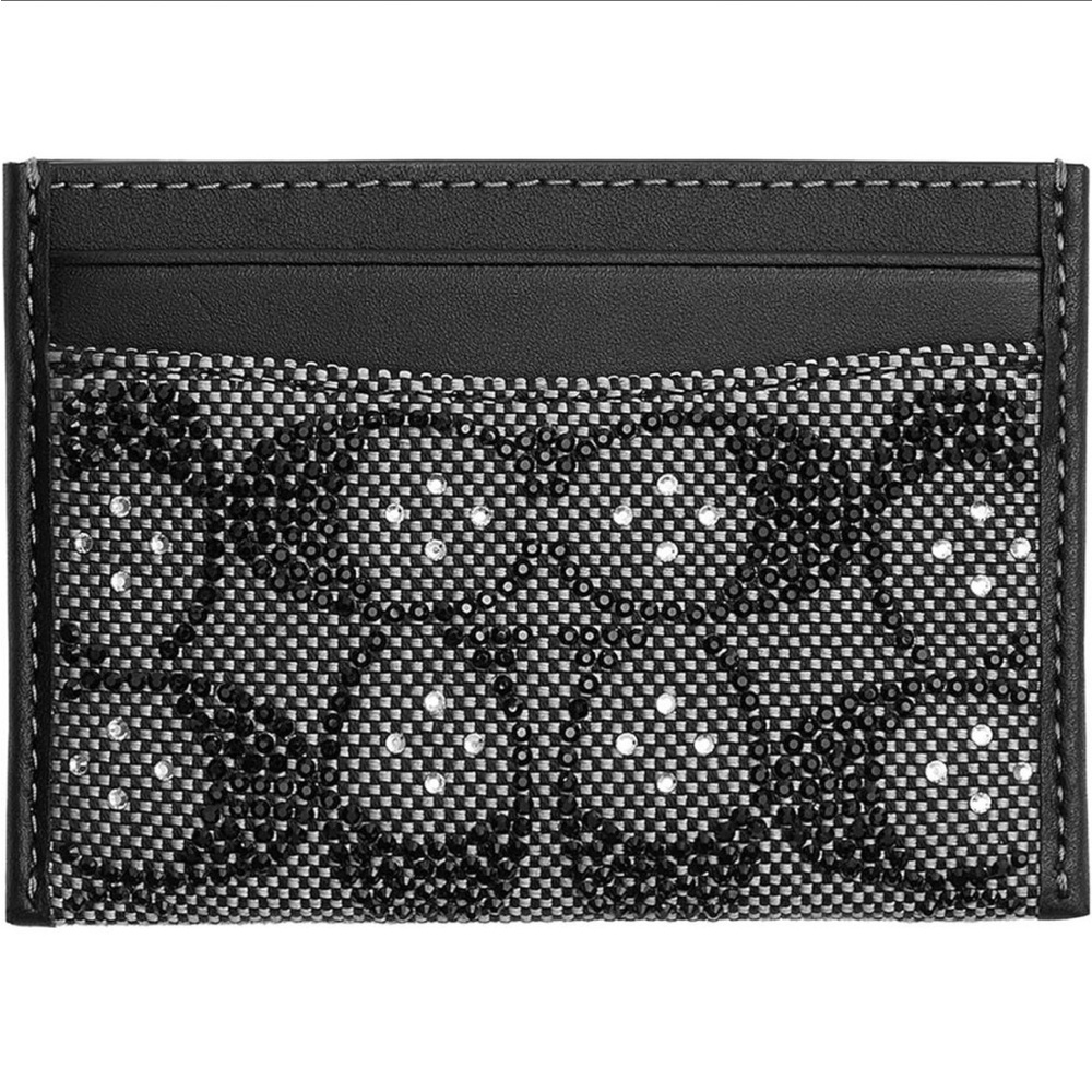 Coach Black and Gray Card Holder